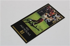 Jack Nicklaus Signed 1993 Champions of Golf Masters Card JSA #YY09706