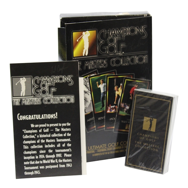 1997 Champions of Golf Masters Box with All Sealed Cards