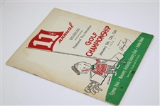 1952 Crosby Pro-Am Golf Championship Official Program - Jimmy Demaret Win