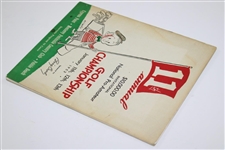 1952 Crosby Pro-Am Golf Championship Official Program - Jimmy Demaret Win