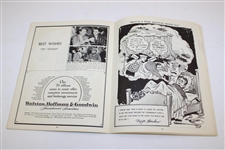 1952 Crosby Pro-Am Golf Championship Official Program - Jimmy Demaret Win