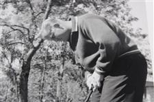 Jack Nicklaus Original 1964 Putting Bowling Balls B&W Photo