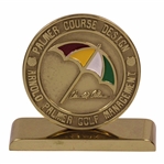 Arnold Palmer Golf Management Gold Plated Desk Display