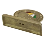Arnold Palmer Golf Management Gold Plated Desk Display