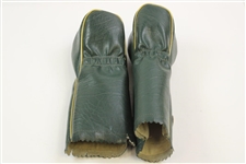 Two (2) Vintage Titleist Augusta National Golf Club Dk Green Headcovers