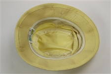 Jack Nicklaus Signed Classic Augusta National Golf Shop Yellow Masters Bucket Hat JSA ALOA