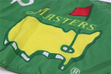 1994 Masters Tournament Emerald Green Silk Screen Flag with Yellow Logo