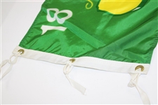 1994 Masters Tournament Emerald Green Silk Screen Flag with Yellow Logo