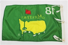 1994 Masters Tournament Emerald Green Silk Screen Flag with Yellow Logo