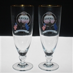Two (2) Ryder Cup at Valhalla Amstel Light Beer Glasses