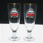 Two (2) Ryder Cup at Valhalla Amstel Light Beer Glasses