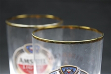 Two (2) Ryder Cup at Valhalla Amstel Light Beer Glasses