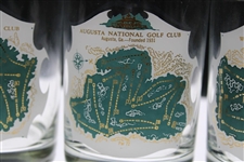 Pebble Beach, Oakland Hills, Augusta National & Winged Foot Golf Course Rocks Glasses
