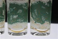 Pebble Beach, Merion, Mid-Ocean Club & Oakland Hills Golf Course Drinking Glasses