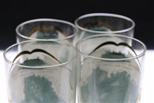 Pebble Beach, Merion, Mid-Ocean Club & Oakland Hills Golf Course Drinking Glasses