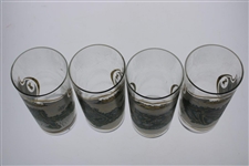 Pebble Beach, Merion, Mid-Ocean Club & Oakland Hills Golf Course Drinking Glasses