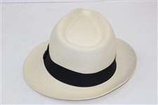 Chi Chi Rodriguez's Personal Genuine Panama 100% Paja Toquilla Natural Hat