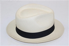 Chi Chi Rodriguez's Personal Genuine Panama 100% Paja Toquilla Natural Hat