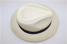 Chi Chi Rodriguez's Personal Genuine Panama 100% Paja Toquilla Natural Hat