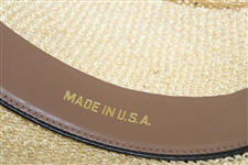 Chi Chi Rodriguez's Personal Straw Hat Made In The USA - Small