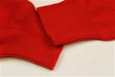 Chi Chi Rodriguez's Worn Red Long Sleeve 'Toyota' 100% Cashmere Golf Sweater 