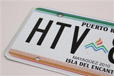 Chi Chi Rodriguez's Personal Puerto Rico License Plate - 2010