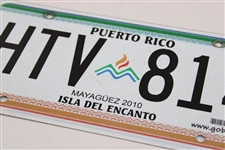 Chi Chi Rodriguez's Personal Puerto Rico License Plate - 2010