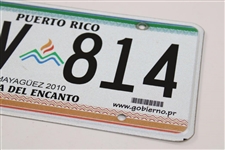 Chi Chi Rodriguez's Personal Puerto Rico License Plate - 2010