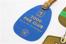 Chi Chi Rodriguez's Western Golf Association 1991, 2000, 2002 Par Club & Golden Award Bag Tags