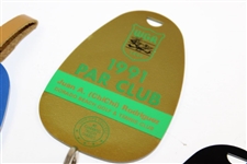 Chi Chi Rodriguez's Western Golf Association 1991, 2000, 2002 Par Club & Golden Award Bag Tags