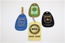 Chi Chi Rodriguez's Western Golf Association 1991, 2000, 2002 Par Club & Golden Award Bag Tags