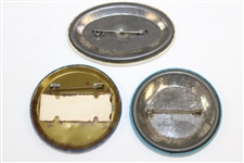 Three (3) Chi Chi Rodriguez's Contestant Badges - 1965 New Orleans & Cleveland w/1980 Mony ToC