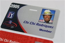 Four (4) Miscellaneous Chi Chi Rodriguez PGA Tour Card/ID's
