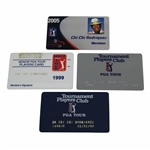 Four (4) Miscellaneous Chi Chi Rodriguez PGA Tour Card/IDs