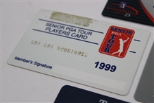 Four (4) Miscellaneous Chi Chi Rodriguez PGA Tour Card/ID's