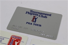 Five (5) Miscellaneous Chi Chi Rodriguez PGA Tour Card/ID's