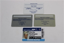Four (4) Miscellaneous Chi Chi Rodriguez PGA Tour Card/ID's