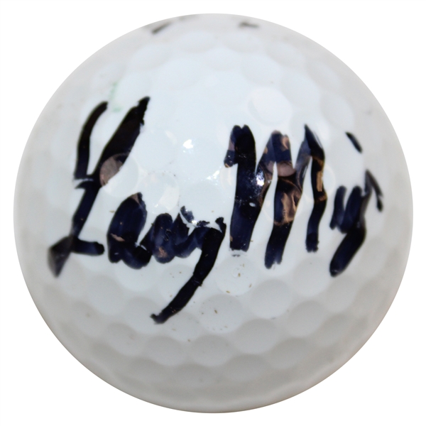 Larry Mize Signed Srixon Logo Golf Ball JSA ALOA