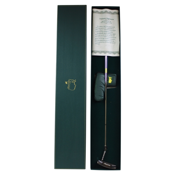 1998 Masters Tournament Collectors Ltd Ed Putter w/Headcover in Box w/Cert #267/500