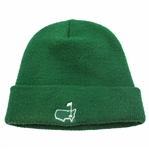 Masters Tournament Green Patch Logo Beanie Cap