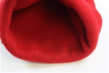 Masters Tournament Red Patch Logo Beanie Cap