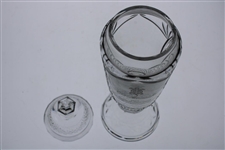 2003 Old Memorial Spring Member-Guest Sterling Cut Glass Vase w/Lid