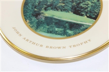 Pine Valley Golf Club John Arthur Brown Trophy Lenox Plate - Hole #14 - June 1996