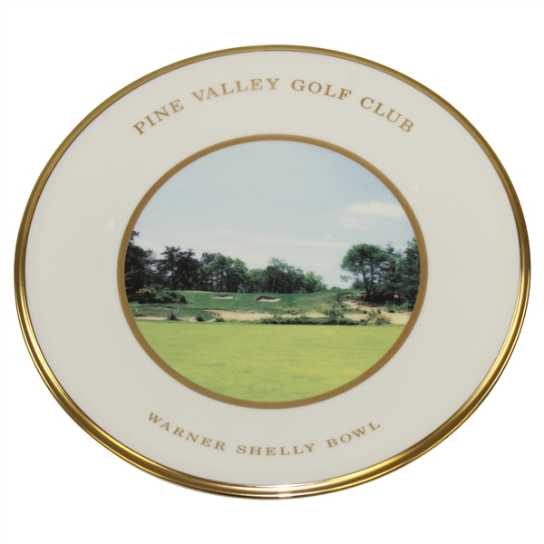 Pine Valley Golf Club Warner Shelly Bowl Lenox Plate - Hole #2 - July 2003