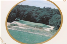 Pine Valley Golf Club John Arthur Brown Trophy Lenox Plate - Hole #3 - June 1994