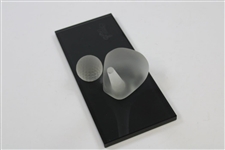 Undated Cypress Run Frosted Glass Golf Club & Ball Display - Charles Bridges Collection