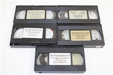 Set of Five (5) The Wide World of Sports Video Magazine VHS Tapes - Payne, Jack, & others