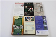 Six (6) Misc. Technique & Instruction VHS Tapes - Jack Grout, Faldo, Trevino, & others
