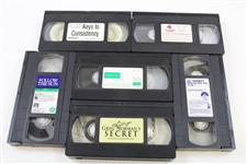 Six (6) Misc. Technique & Instruction VHS Tapes - Jack Grout, Faldo, Trevino, & others