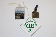 Chi-Chi Rodriguez's Personal Group of Three (3) Bag Tags - Key Biscayne, TPC Sawgrass, & Anierto de Panama